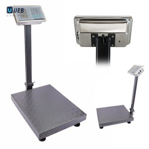 Industrial Foldable Floor Scale with Clear LCD Display Heavy Load Capacity for Warehouse and Logistics