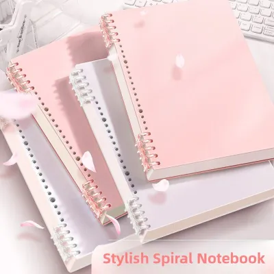 FCDetachable B5 A4 A5 Notebook Diary Book Student Journal Customizable Pages Removable Ring Binder Grid Pattern for College And Postgraduate Exams