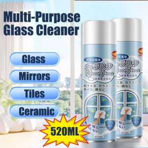 520ML Multi-Purpose Glass Cleaner Spray For Car Windshield Bathroom Glass Mirror Window Remove Water Stains