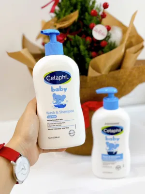 MẪU MỚI - Sữa tắm gội 2in1 Cetaphil Baby Baby Wash & Shampoo 399ml