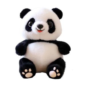 Short Furs Koala Panda Plush Doll Cute Desk Decoration Safe Soft Stuffing Animal Toy Collectible Ornament For Bedrooms