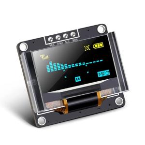 0.96inch Màn hình màu mô-đun 128x64 ssd1306 cho RPi với trường hợp bảo vệ solderable Pin