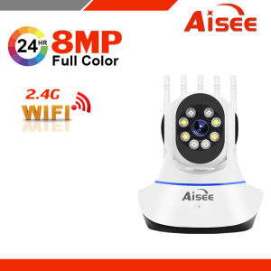 4K กล้องวงจรปิด 5g wifi กล้องวงจรปิดไร้สาย 8ล้านพิกเซล ip camera cctv พร้อมโหมดกลางคืน เสียงสองทาง การตรวจจับฮิวแมนนอยด์ กล้องวงจร