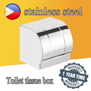 Local 24H delivery in Manila 304 Bathroom Small Tissue Holder Wall-Mounted Waterproof Tissue Box Toilet Paper Holder