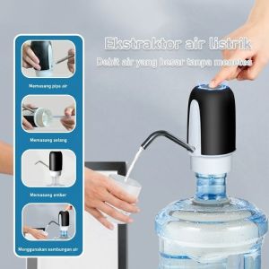 Pompa Galon Elektrik Recharge Dispenser Air Galon Charge DISPENSER USB
