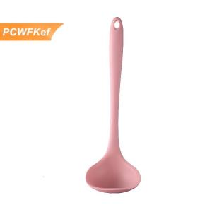 【PCWFKef】 Dài xử lý Silicone Ramen muỗng súp lớn lò nồi chịu nhiệt không dính Bếp Nấu Ăn đồ dùng cho gia đình