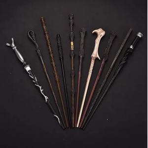 Harry Potter Rechargeable Light-Up Wand Hermione Magic Wand Premium Product LED Light-Up Wand for Halloween COS Scepter