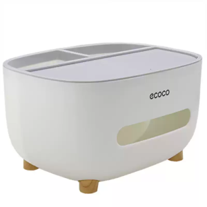 [SG InStock] ECOCO Desktop Tissue Box Anti Skid 桌上型紙巾盒防滑設計 - Storage Box Style Simple Multifunctional 收納盒 風格簡約 多功能