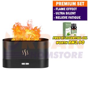 Fire flame Air humidifier Aromatherapy diffuser Relax humidifier aroma diffuser with essential oil Pewangi bilik tidur