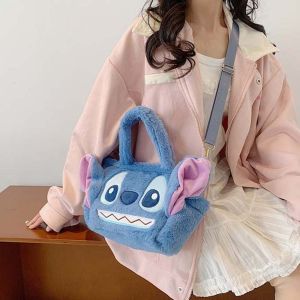 XLC9990 Plush Crayon Shin-chan Handbag PP Cotton Soft Cartoon Shoulder Pouch Cute Pink Shellie May Crossbody Bag Women