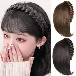 Y2K2 ขนปุยฟู วันต่อวัน ที่มีคุณภาพสูง สาวๆ ธรรมชาติตามธรรมชาติ คลิปใน ทันสมัยและทันสมัย สำหรับผู้หญิง อุปกรณ์เสริมผม วิกผมครึ่งศีรษะ วิกผมคาดศีรษะก้างปลา ไฟเบอร์ทนความร้อน วิกผมตรงแบบสั้น