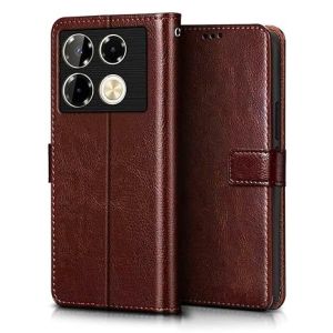 Case Wallet Flip Infinix Note 40 4G 40 5G 40 PRO 4G 40 PRO 5G 40 PRO+ Casing Dompet kulit Leather