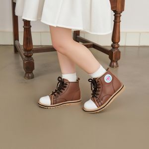 LITTLEKIMY - Sepatu Anak Laki Laki Perempuan Cowok Cewek Sekolah Kasual Sneakers Kimy Bubble Coklat