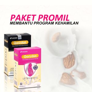 GARISDUA Susu Kambing Etawa Premium Kurma Muda & Almond 200gr - Bantu Kesuburan & Stamina Wanita