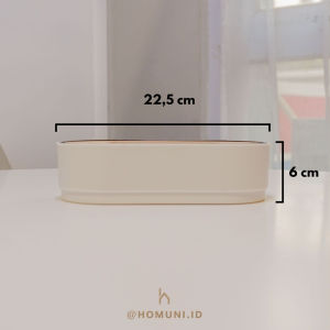 Siggi Kotak Tisu Transparan Tutup Kayu Aesthetic/Tempat Tissue Akrilik Modern Minimalis