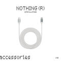 Nothing Phone Charging cable USB C to USB C. 
