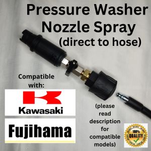 KAWASAKI FUJIHAMA MAXIPRO SHORT NOZZLE SPRAY PRESSURE WASHER DIRECT TO HOSE HPW 302 HPW 220 HPB 302