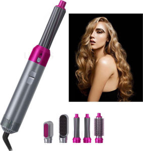 TMALL Original Upgrade 6 in 1 Hair Dryer With Brush Comb Straightener Automatic Easy Curling Iron Ceramic Hair Curle Hair Styling Tools Hair Curly