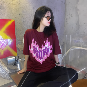 SR FASHION - Kaos Oversize Burn Love