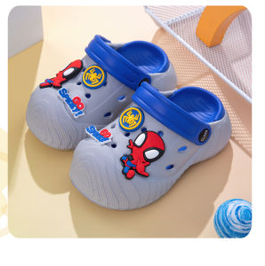 2025 childrens slippers Eva summer new Spider-Man boys outdoor anti-falling clogs