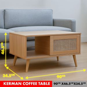 F&F: 6ft Kerman Cabinet TV Rattan Effect Up to 70inch TV / Rattan TV Cabinet Console Hingga 70 Inci / Rak TV / Rattan Cabinet