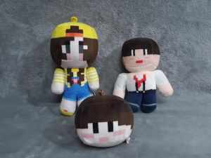 [HÀNG SI] MÓC KHÓA GẤU BÔNG DỄ THƯƠNG [NHÂN VẬT MINECRAFT]