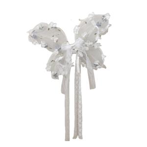 Kids Angel Butterfly Wing Props Soft Fabric Girls Dress Up Wing with Straps for Photography and Parties