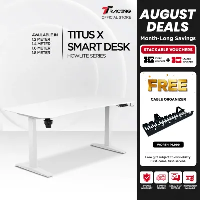 TTRacing Titus X Smart Desk Ergonomic Standing Desk Electric Height Adjustable PC Gaming Desk Table