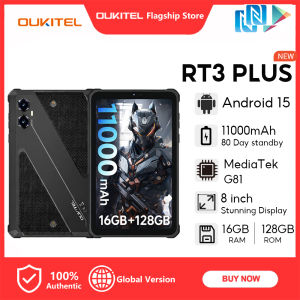 OUKITEL RT3 PLUS 11000mAh Battery 16GB+128GB 10.1inch FHD Display Tablets Dual 1217BOX 100dB Speaker  16MP Camera 16MP+8MP  Tablet  Reverse Charging  POGOPIN BT5.0 Android 15