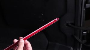 mv1 Car Red Carbon Fiber Grain Interior Decoration Cover Trim for Jeep Wrangler JL 2018 2019 2020 2021 2022 2023 Accessories 3H1K9