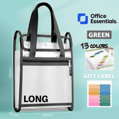 13-Layer Handle Folder Long File Organizer Expanding File Folder Portable Folder Bag With Handle