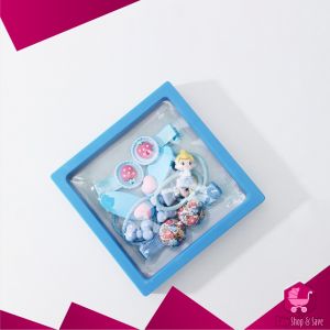 BabyShop-C1081 Jepit Rambut Set Karet Rambut Karakter Anak 10IN1 Hair Clip/Ikat Rambut Pita Wanita