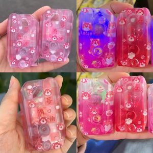 Dao cà rốt dao cà rốt gấu dâu dao mini phát sáng dao cà rốt có đèn led hoạt hình giải tỏa căng thẳng - Life Style 4U