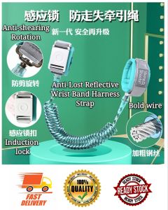 READY STOCK MALAYSIA♪~ [New Arrival] Upgrade Toddler Kids Anti-Lost Reflective Wrist Band Harness Strap ~♪