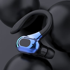 BlueWow F8 Rotate Hands-free Earphones Bluetooth Business Wireless Headset Earhook headphone with Mic