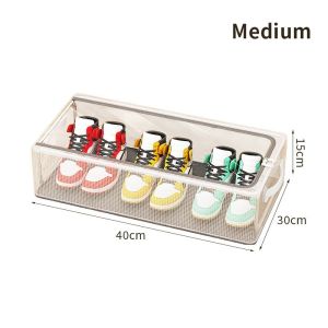 Foldable Shoe Box / Large Capacity Transparent Shoe Organizer / Household Transparent Foldable Storage Box