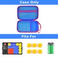 casmilee Case Compatible with Giiker Super Slide Brain Games, Brain Teaser Puzzles Organizer Storage Bag, Flow Slider Puzzle Game Holder (Blue). 