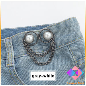 KANGBAN ตะขอปรับเอวกางเกง แบบหมุด ปรับระดับเอวช่วยให้กางเกงกระชับขึ้น ใช้งานได้ทั้งเด็ก/ผู้ใหญ่ Fashion Accessories