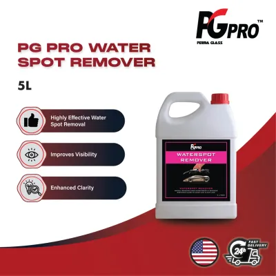 Perma Glass PG Pro Water Spot Remover (5L) | Effective Watermark & Stain Removal for Glass Surface