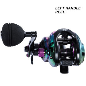 Sougayilang รอกตกปลา 9 + 1BB รอกเหยื่อความเร็วสูง 8:1 อัตราทดเกียร์ไฟฟ้ารีลหล่นหลากสีรอกหล่อยาว อุปกรณ์ตกปลา