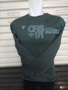 (COD) KAOS CRS 91 LENGAN PANJANG TERBARU l MOTIF RANDOM|  pria wanita | distro terbaru 2024