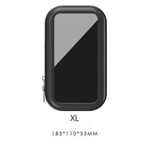 WATERPROOF MOTORBIKE MOUNT HOLDER Side Mirror Handle Bar Motorcycle Phone Holder Motor Bike Bicycle Basikal Phone Holder Bag GPS Waze Holder摩托车防水支架