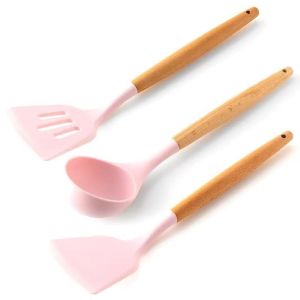 Home Ace.ชุดเครื่องครัวซิลิโคน ไม้พายซิลิโคน เครื่องครัว ชุดไม้พายซิลิโคน ช้อนในครัว อุปกรณ์ทำอาหาร ครัวเรือนพิเศษ ทนอุณห