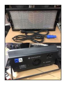 Stormy atomic strobe light  Double letter atomic 1000watts 120 segments three color strobe lamp DMX control/Auto/Sound