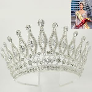 Miss Universe Paraguay crownAngola crown Birthday Wedding Bridal Crown Water Drop Shape Tiara