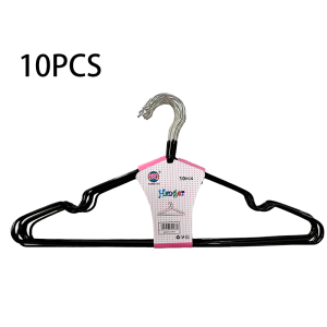 TropicTrims 10PCS Stainless Steel Plastic-dipped Clothes Hanger Anti-slip  Durable Home Clothes Drying
