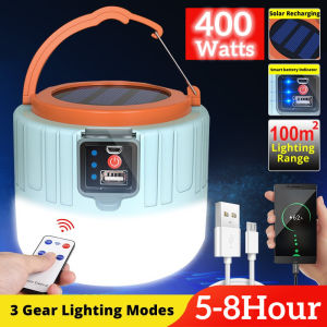 Outdoor Camping Light Portable Solar Light With Remote Control Folding Adjustment LED Light 4Modes Emergency Light Outdoor Waterproof Solar Light
