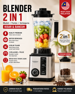 3L Heavy Duty Blender Powerful Smoothie Maker Multifunction Food Processor Mixer Machine High Speed Ice Crusher Kitchen Appliance