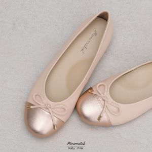 𝐌𝐈𝐍𝐈𝐌𝐀𝐋𝐈𝐒𝐓 รองเท้าหนังแกะ รุ่น Katy (Pink) รุ่นยอดฮิตของสาวหน้าเท้ากว้าง นิ่ม ซัพพอร์ตเท้า ไม่ลื่น พื้นไม่บาง