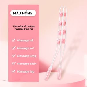 Dây Lăn Massage Cổ Vai Gáy Đa Năng Massage Sâu Giảm Đau Nhức Thích Hợp Dùng Tại Nhà Và Văn Phòng